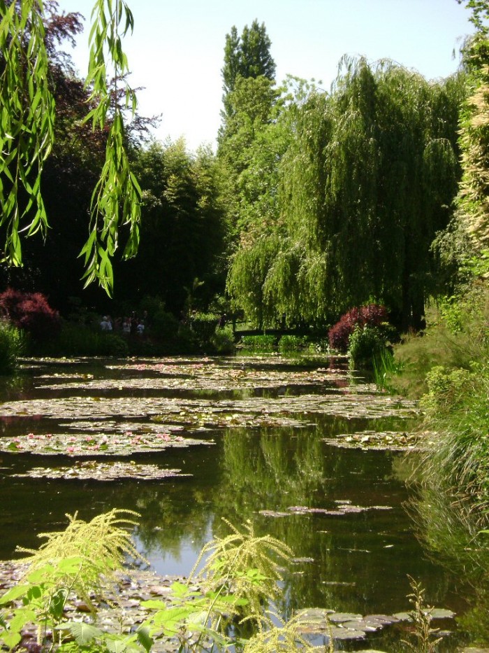 O famoso lago da casa de Monet, em Giverny. Foto de Vince