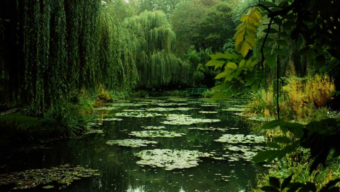 Os jardins de Monet, em Giverny, nos arredores de Paris. 