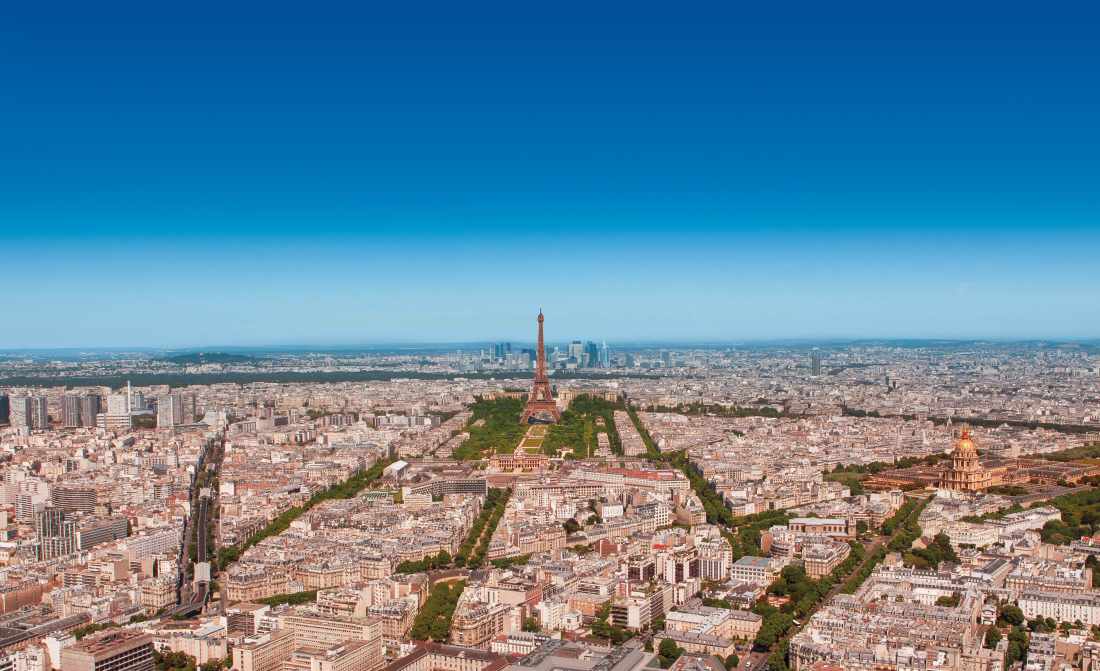 Vista de Paris do alto da Torre Montparnasse