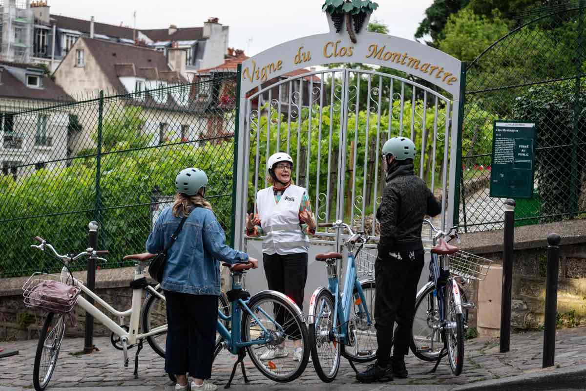 passeio em montmartre bicicleta os vinhedos vigne du clos montmartre